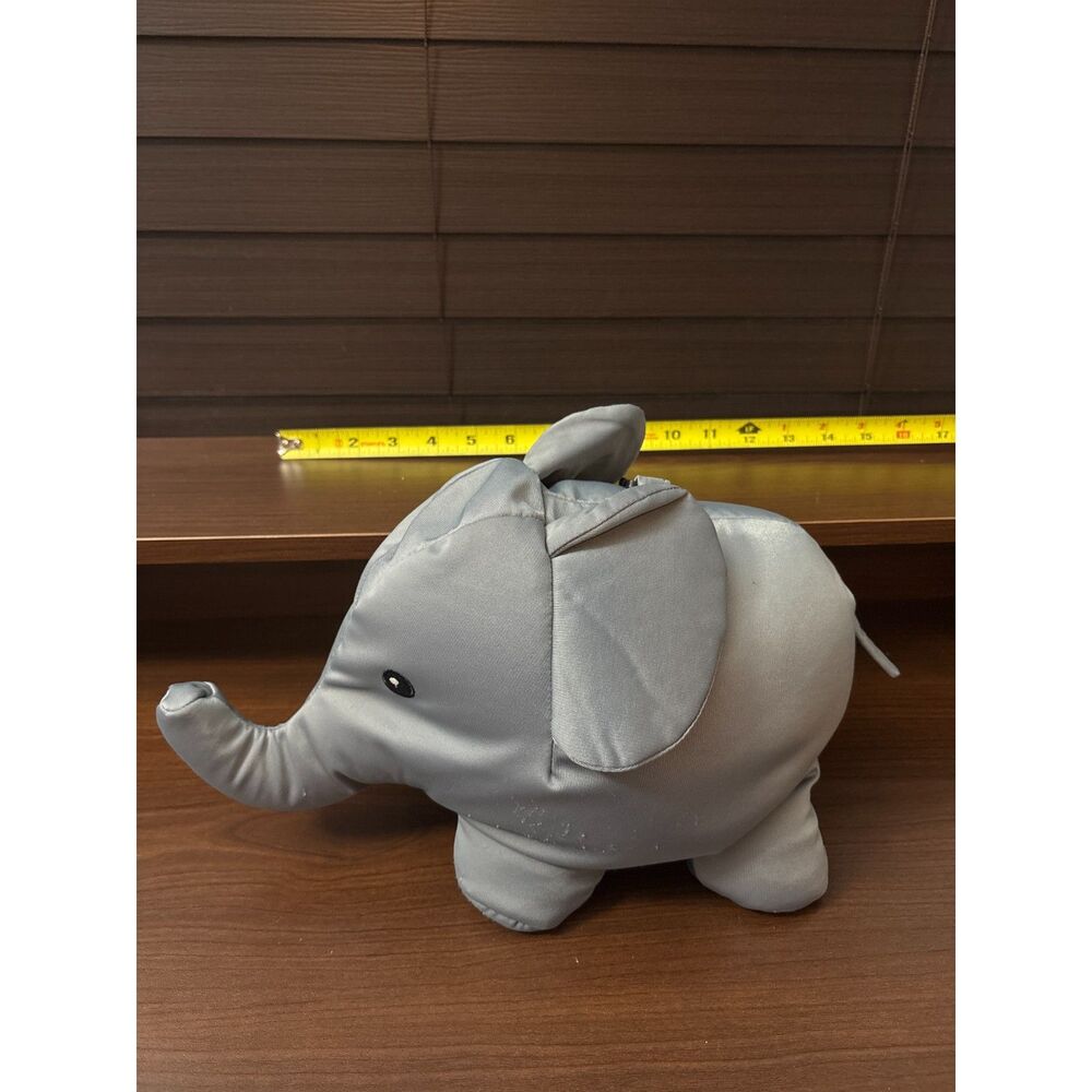 Kikkerland Elephant Zip & Flip Travel Neck Pillow
